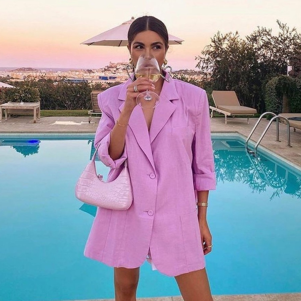 Storets Brianna Oversized Handkerchief Blazer
